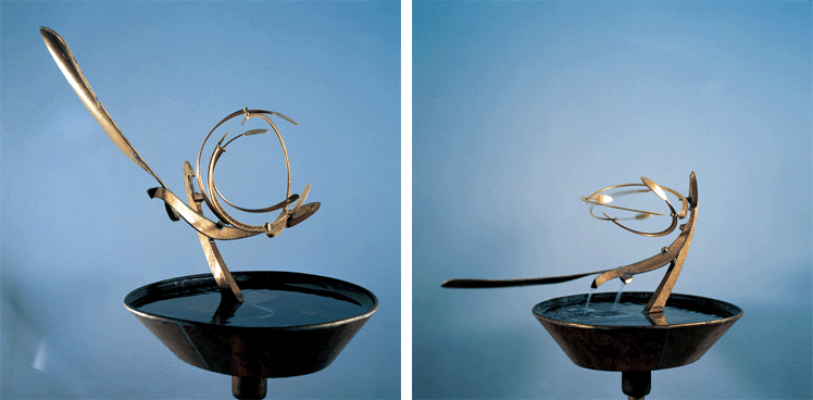 Image: 3 Halbrunde Brunnenmodel
